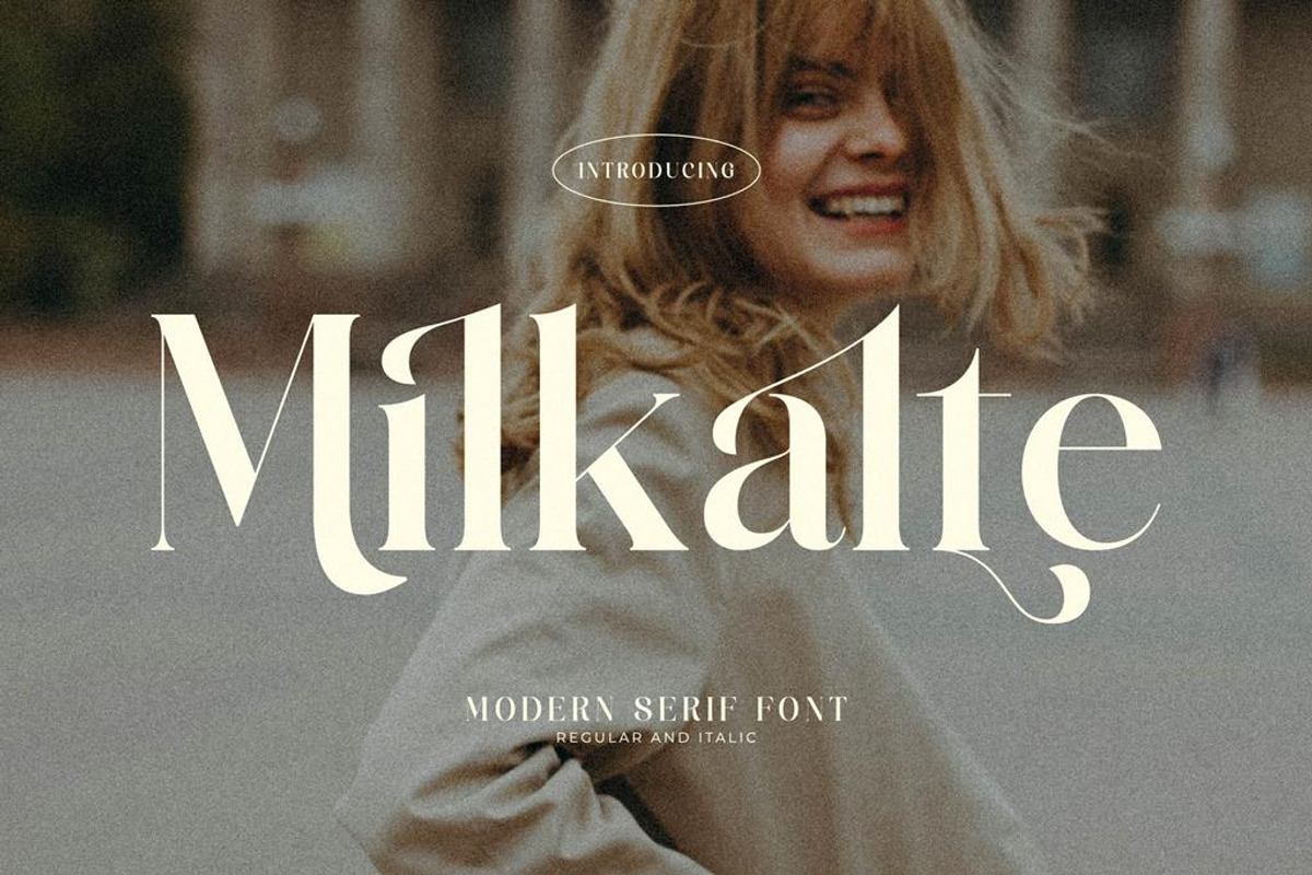 Milkate Modern Serif Font Free Download Free Download