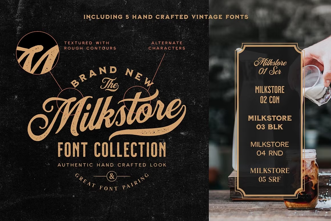 Milkstore Font Collection Free Download