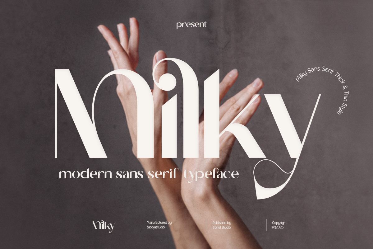 Milky | Display Typeface Free Download Free Download