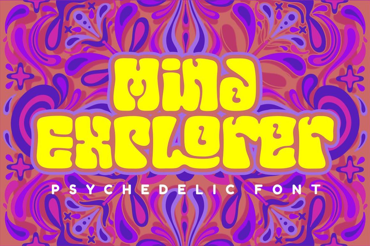 Mind Explorer - Psychedelic Font Free Download Free Download