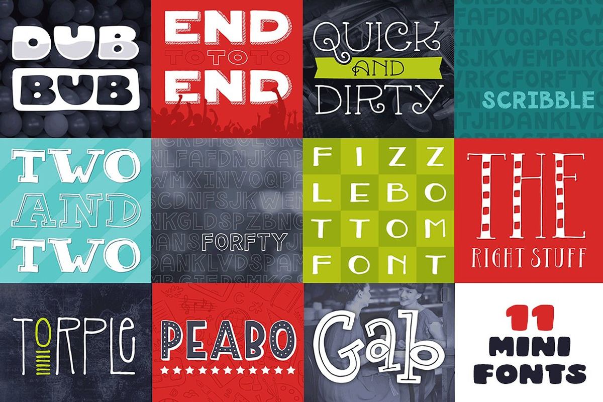 Mini Font Bundle Free Download Free Download