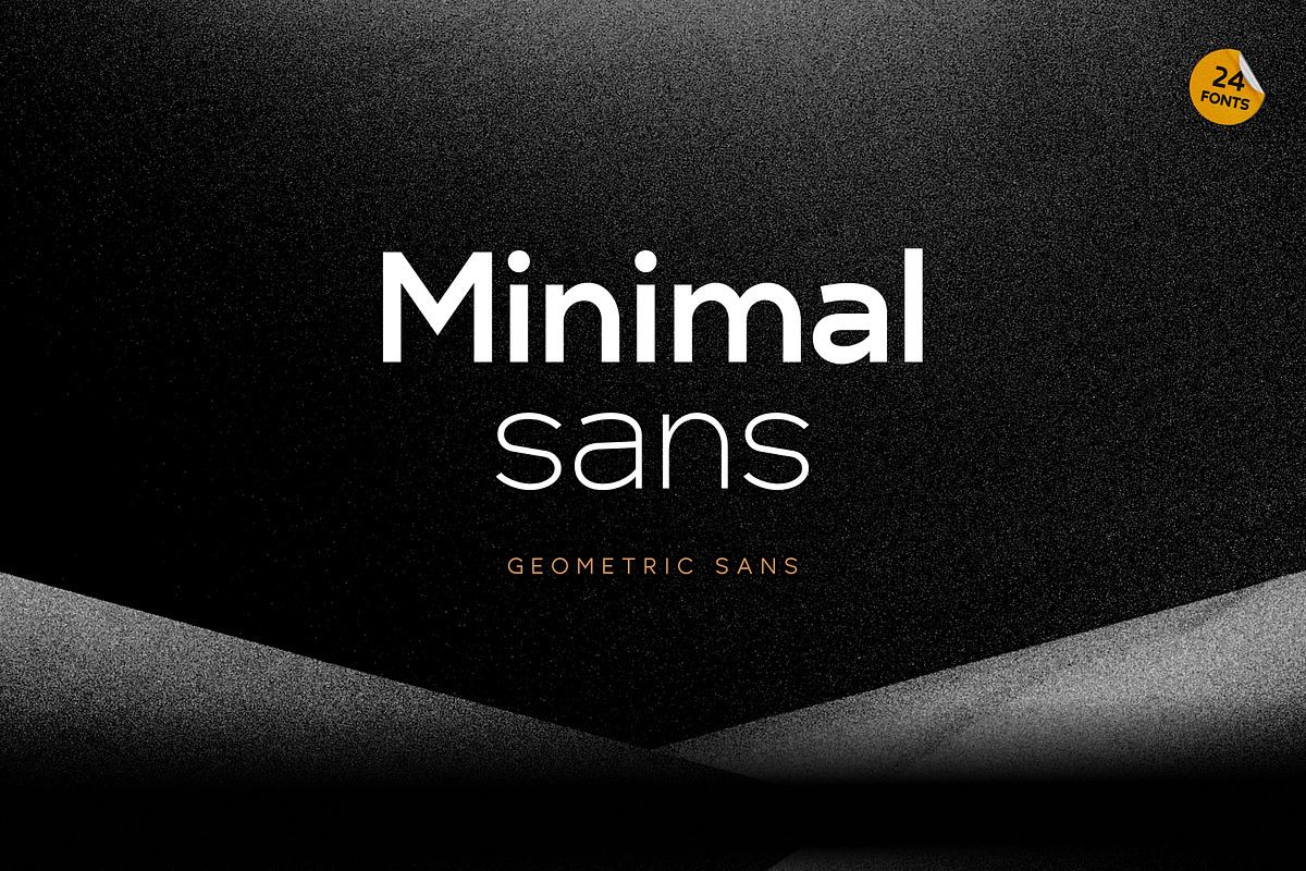 Minimal Sans - Geometric - 24 fonts Free Download Free Download