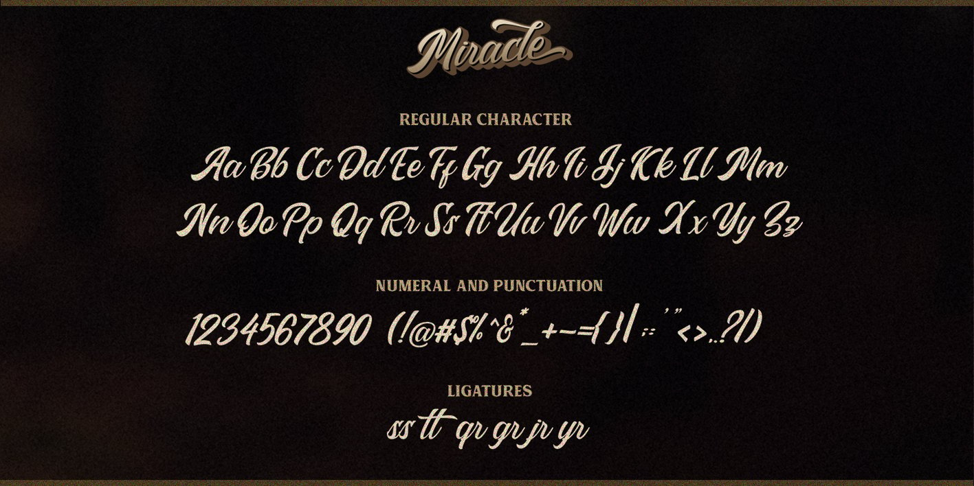 Miracle Script Font Free Download