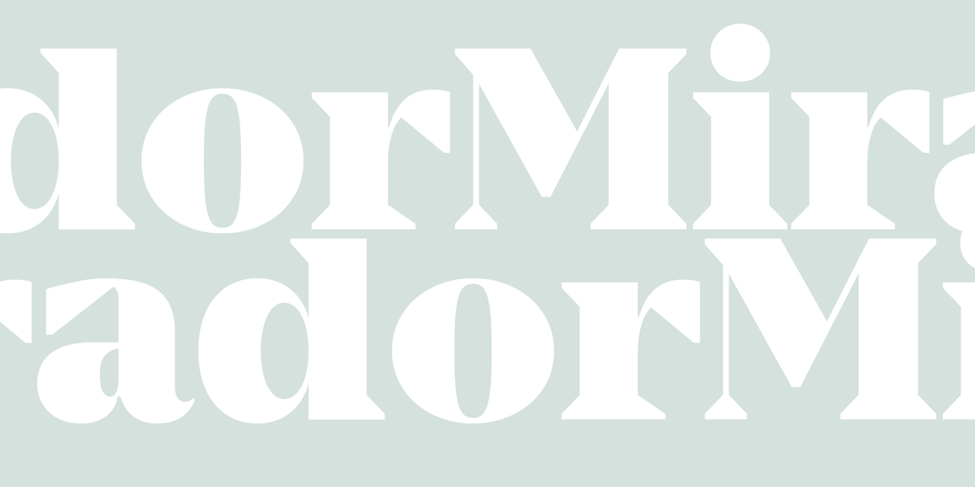 Mirador Font Free Download