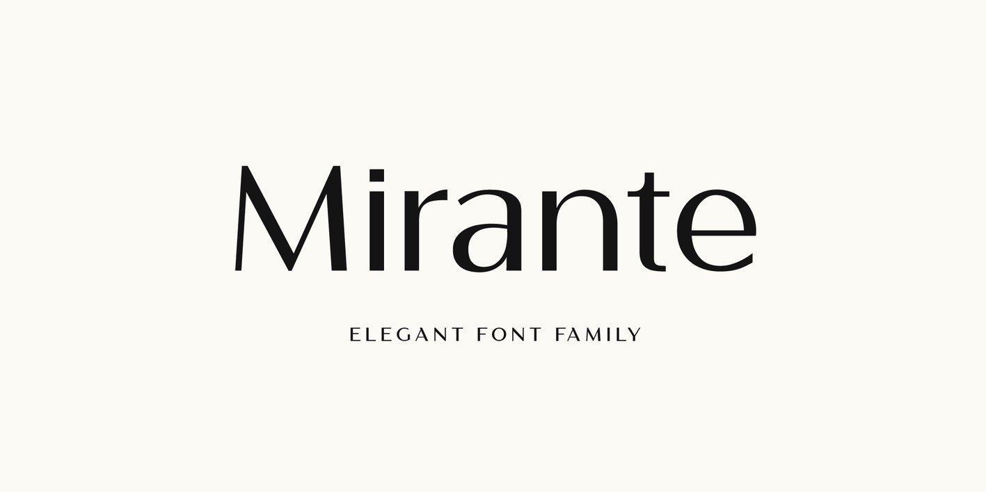 Mirante Font Free Download