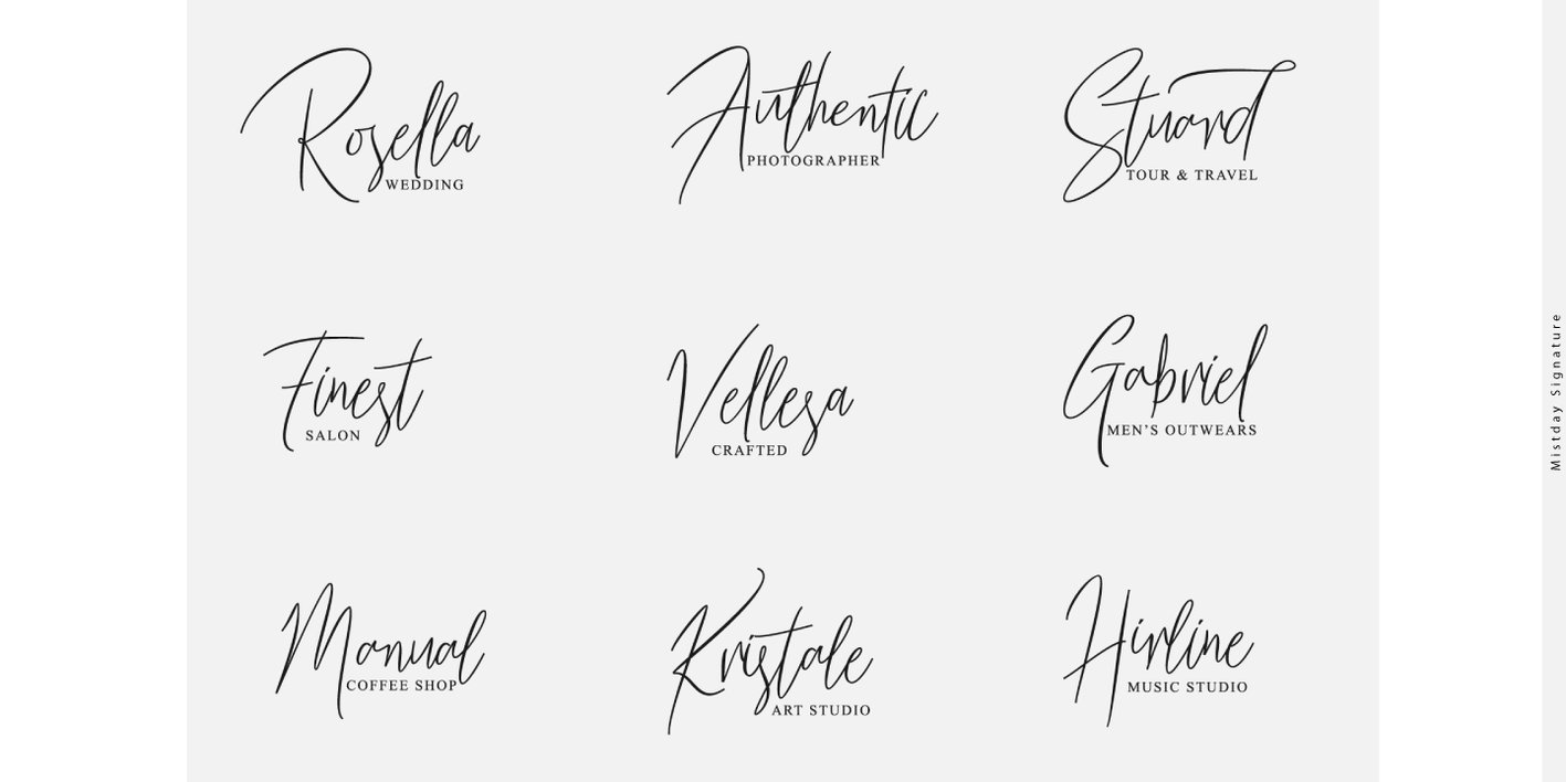 Mistday Script Font Free Download