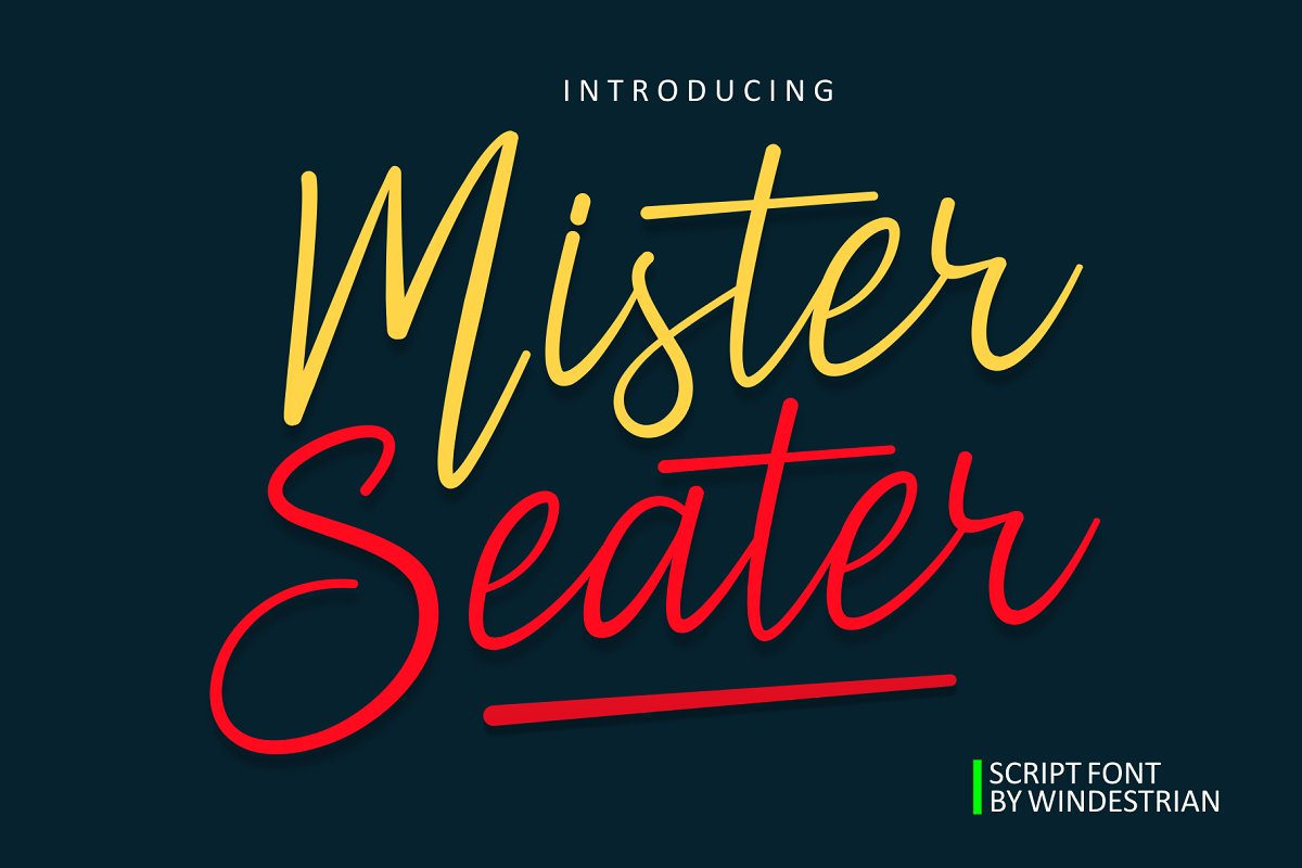 Mister Seater Font Free Download