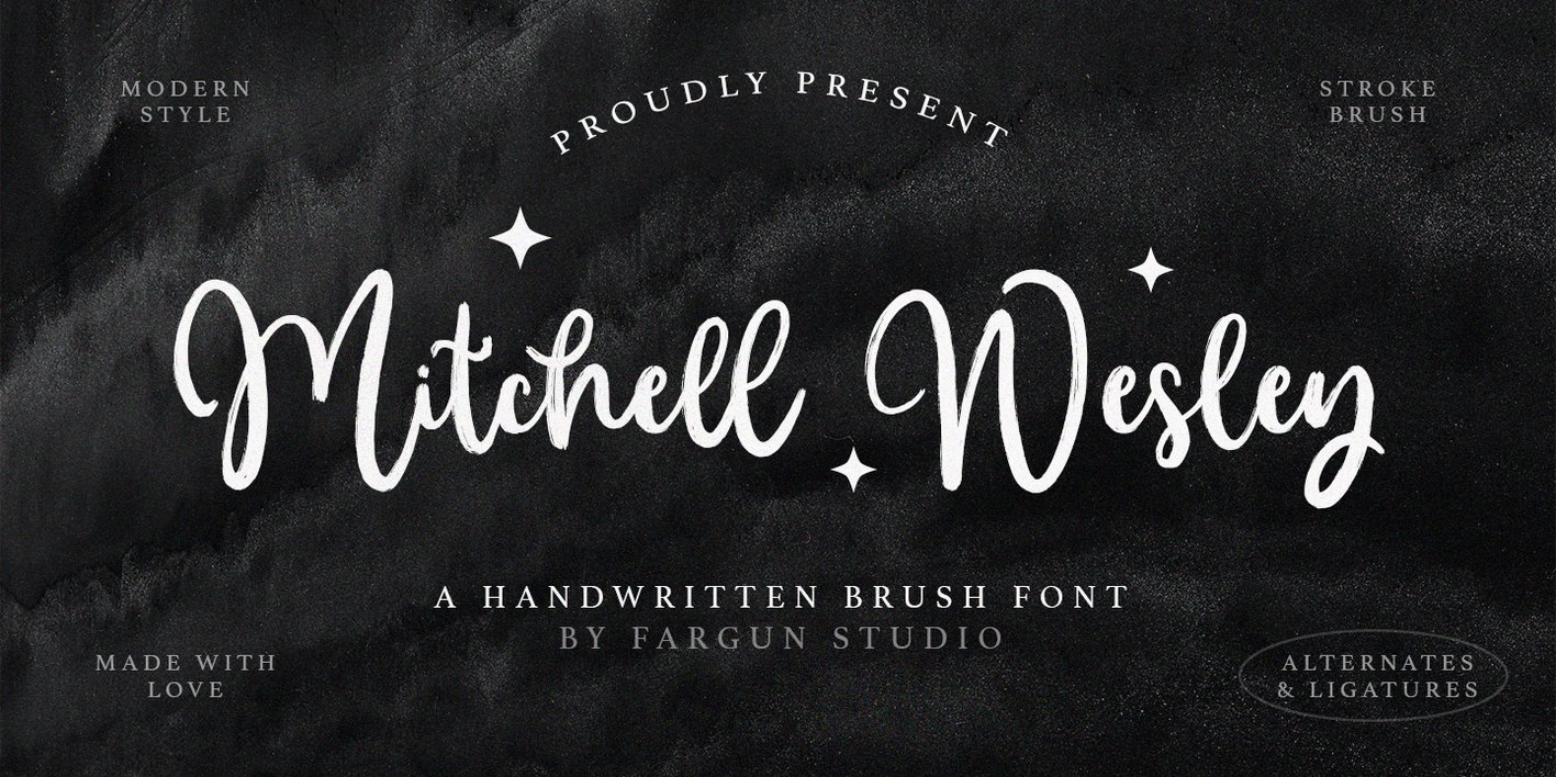 Mitchell Wesley Font Free Download