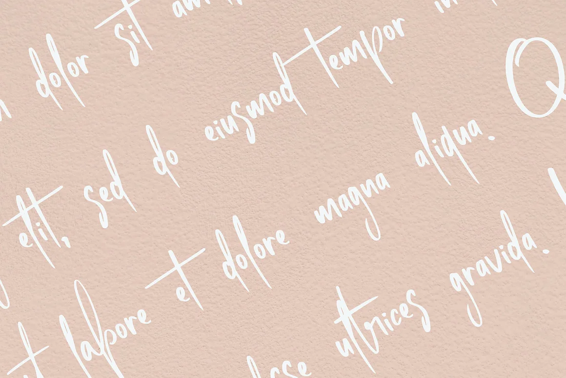 Mittanilla Handwriting Brush Font