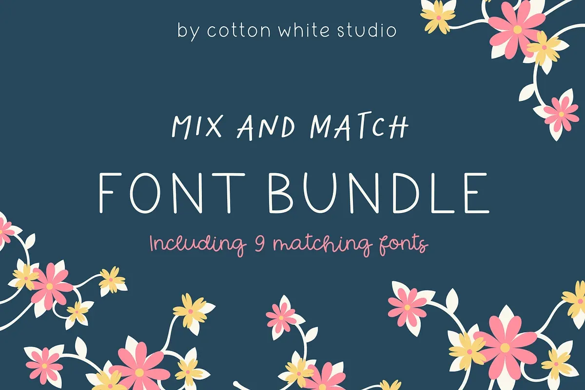 Mix and Match Font Bundle Free Download Free Download