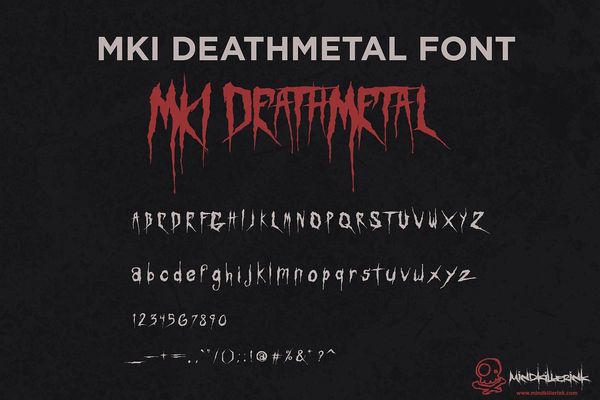 MKI Deathmetal font Free Download Free Download