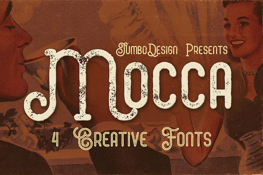 Mocca - Vintage Style Font Free Download