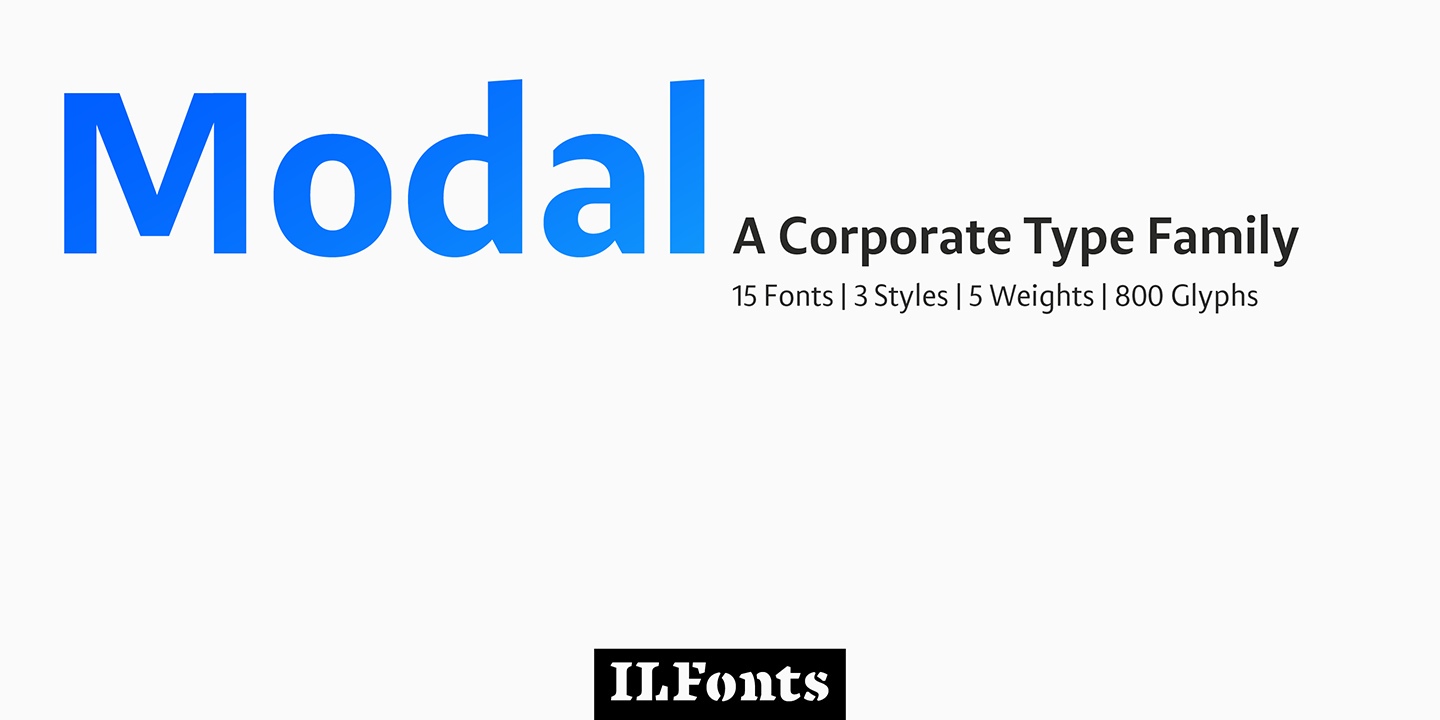 Modal Font Free Download