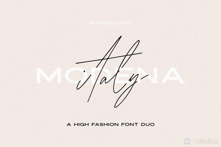 Modena | Duo with 6 Free Logos Free Download