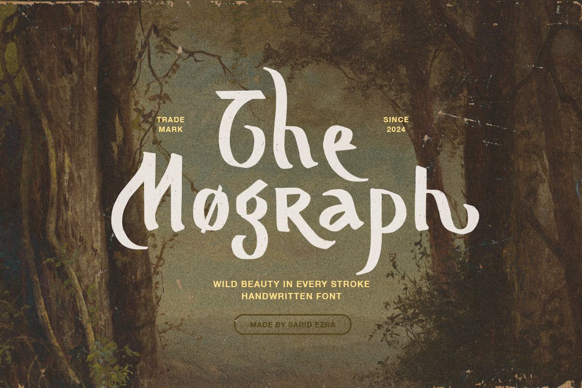 Mograph - Wild Handwritten Font Free Download Free Download