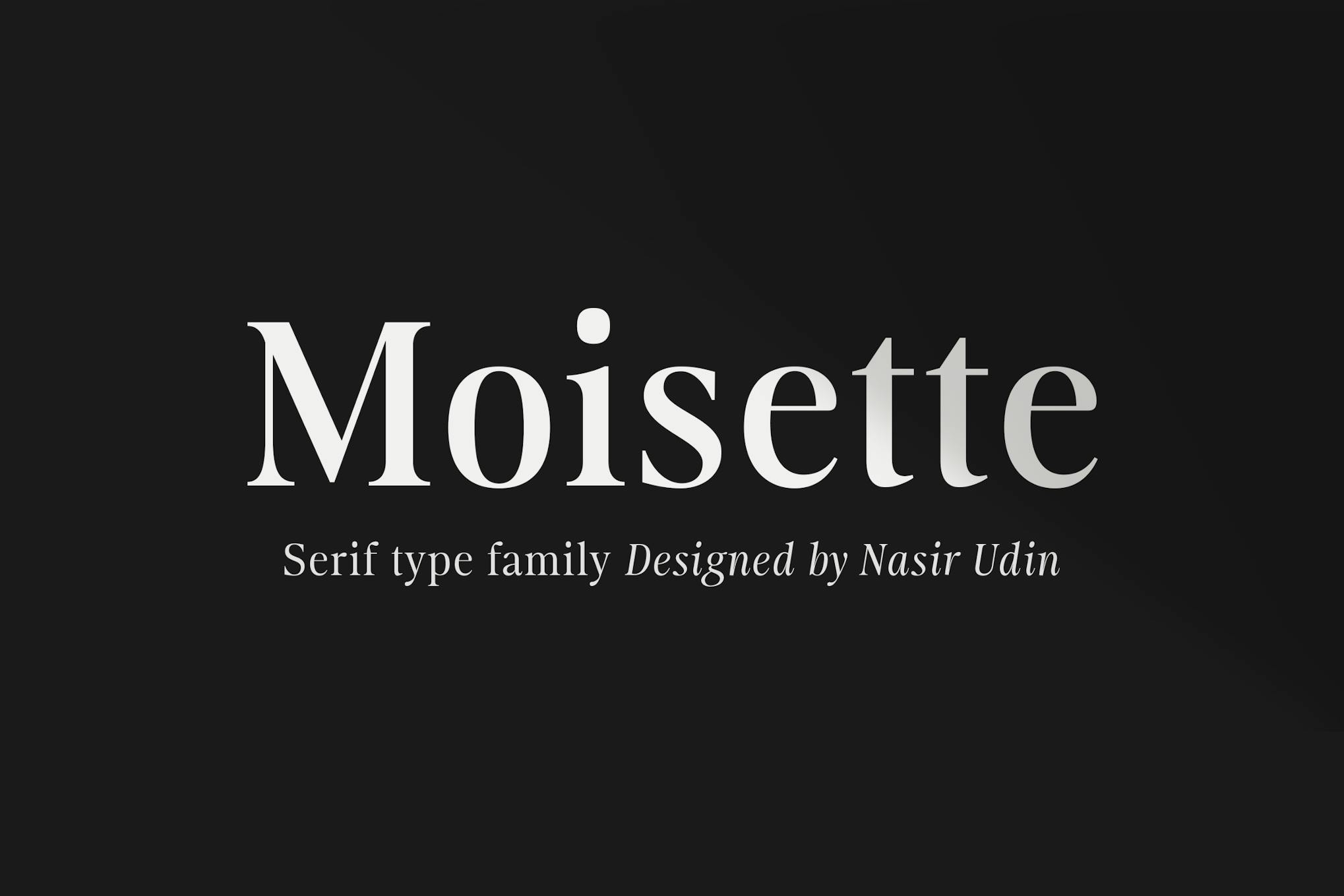 Moisette - 14 Fonts Free Download