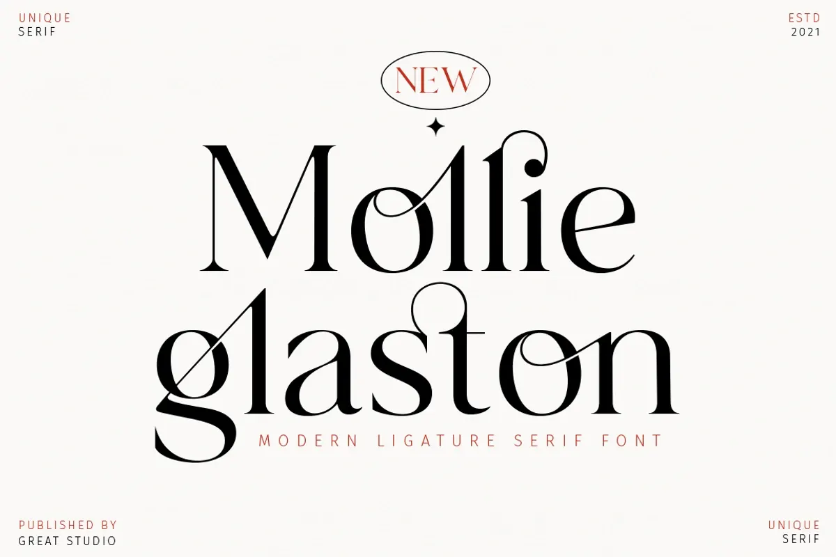 Mollie Glaston-Modern Ligature Serif Free Download Free Download