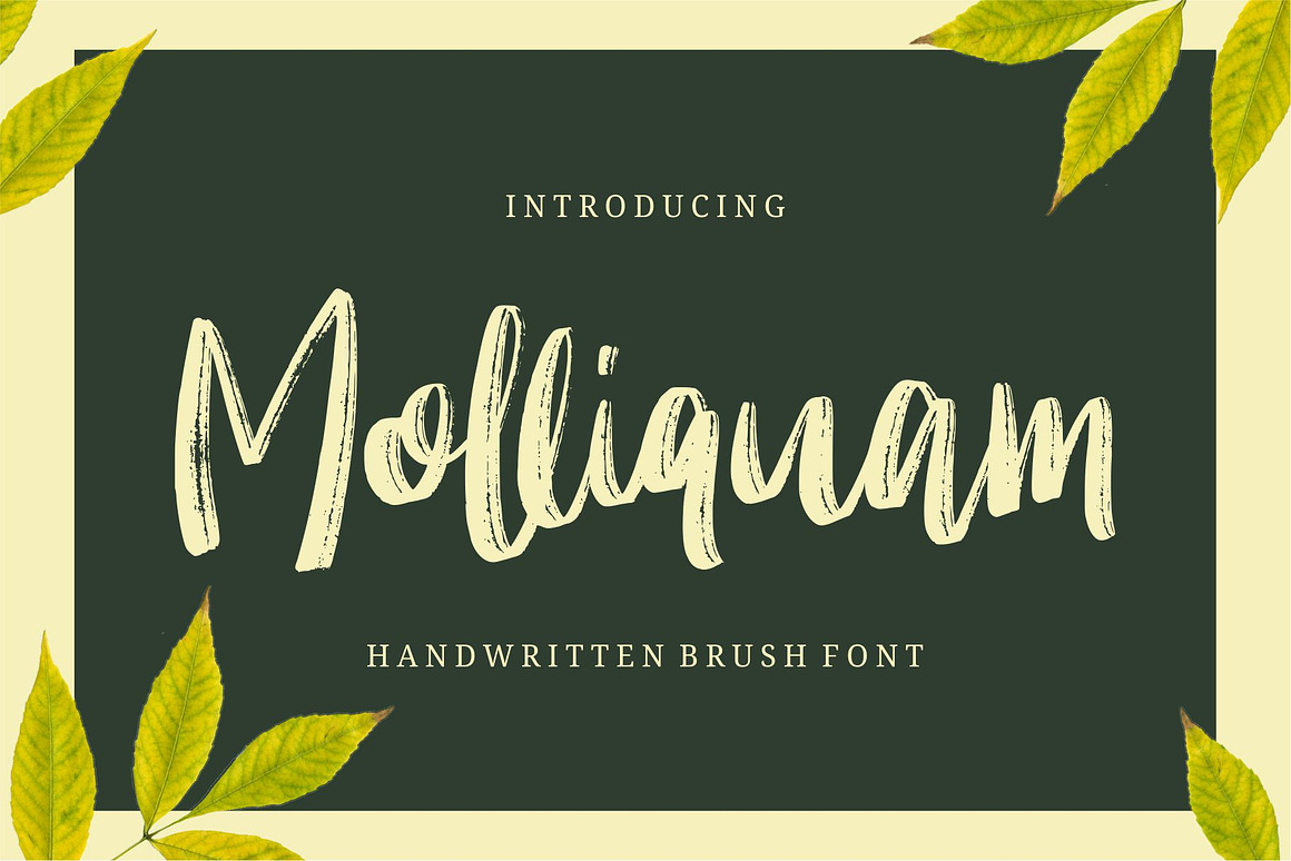 Molliquam - Handwritten Font Free Download