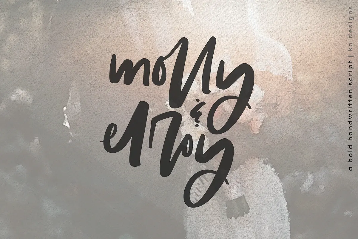 Molly & Elroy - Bold Script Font Free Download Free Download