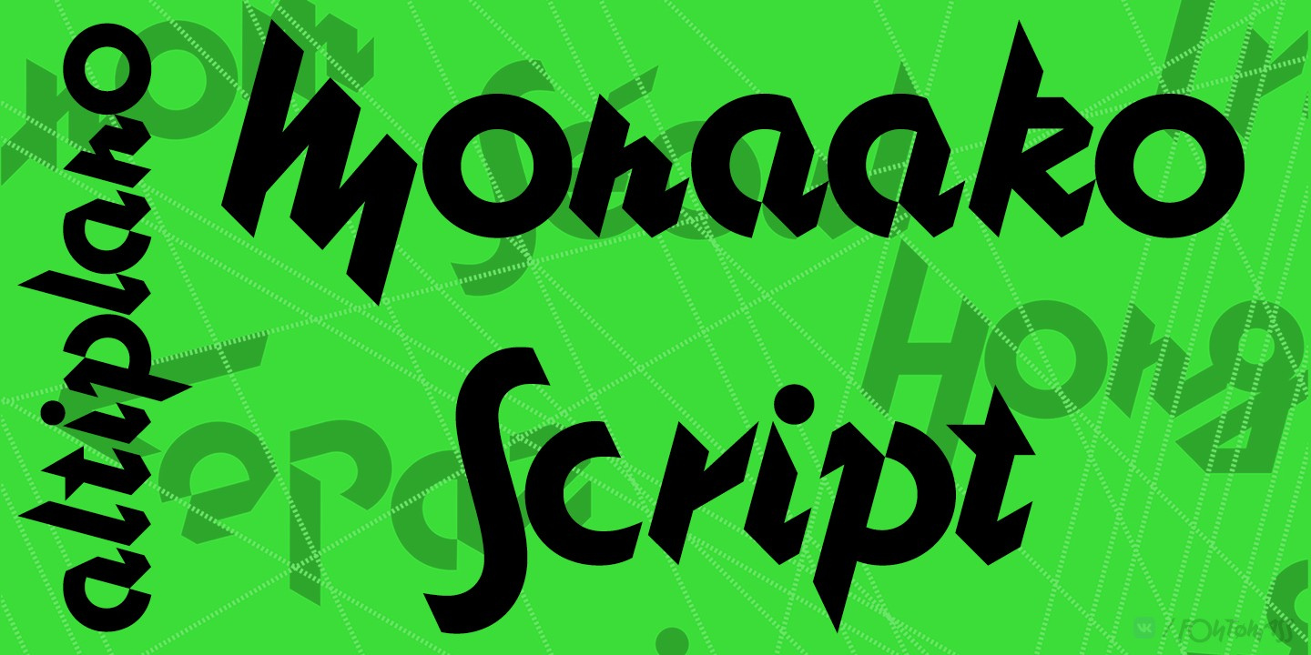 Monaako Script Font Free Download