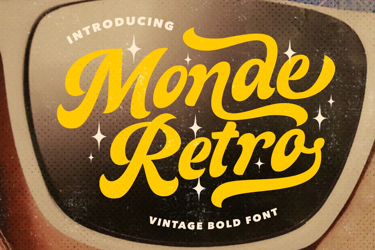 Monde Retro - Vintage Bold Font Free Download Free Download