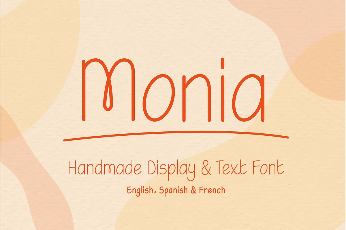 Monia - Handmade Display & Text Font Free Download Free Download