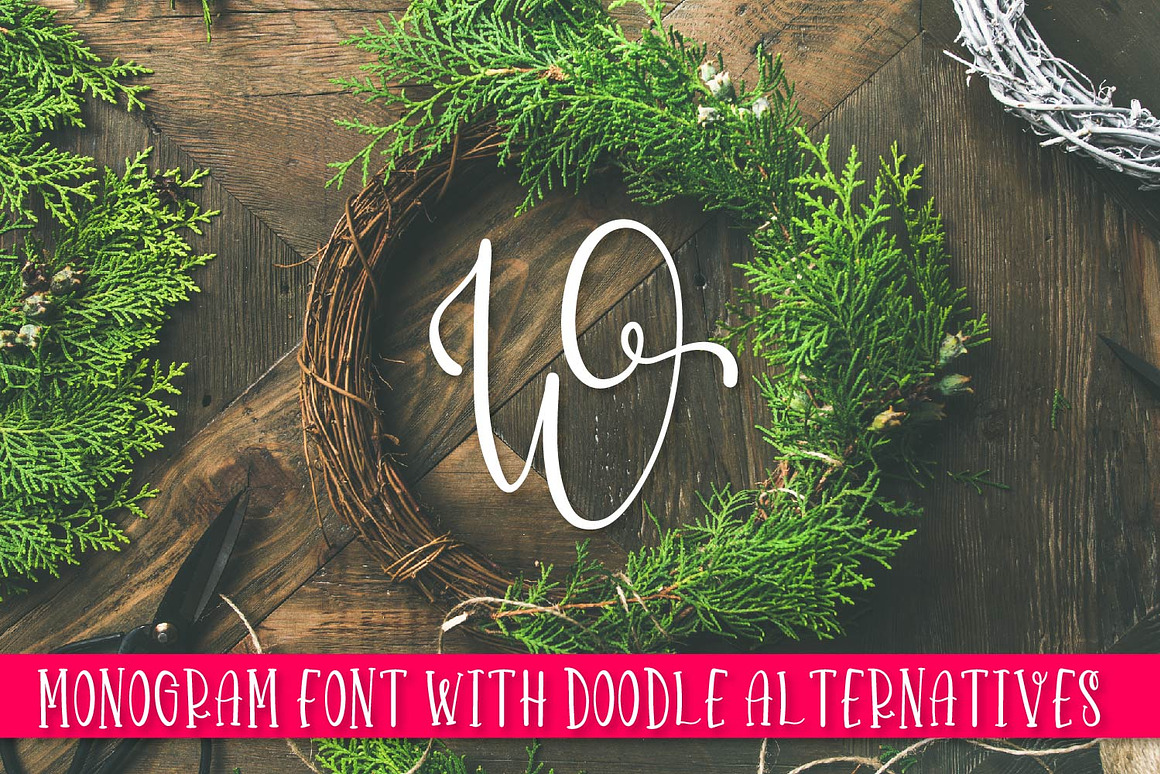 Monogram Font & Doodle Alternatives Free Download