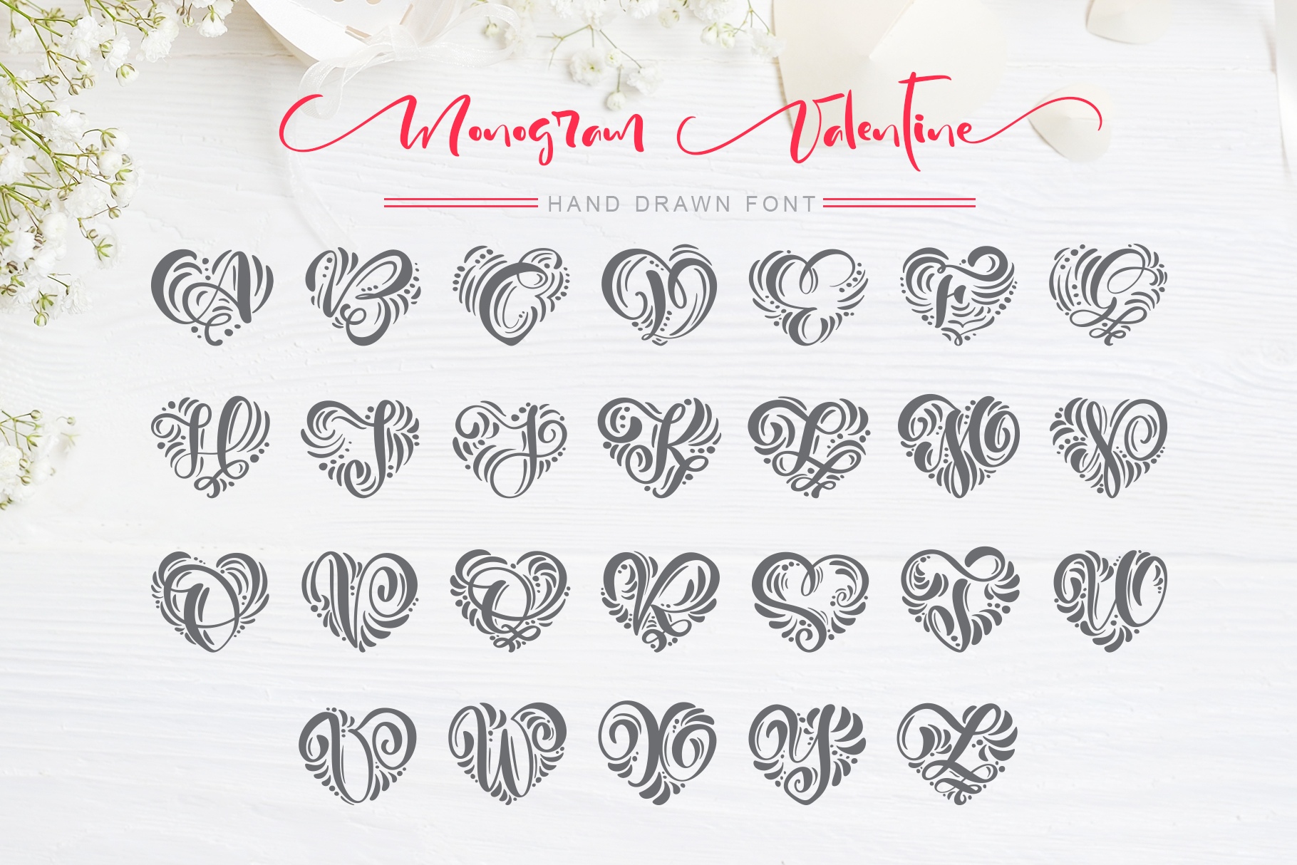 Monogram Valentine Font Free Download