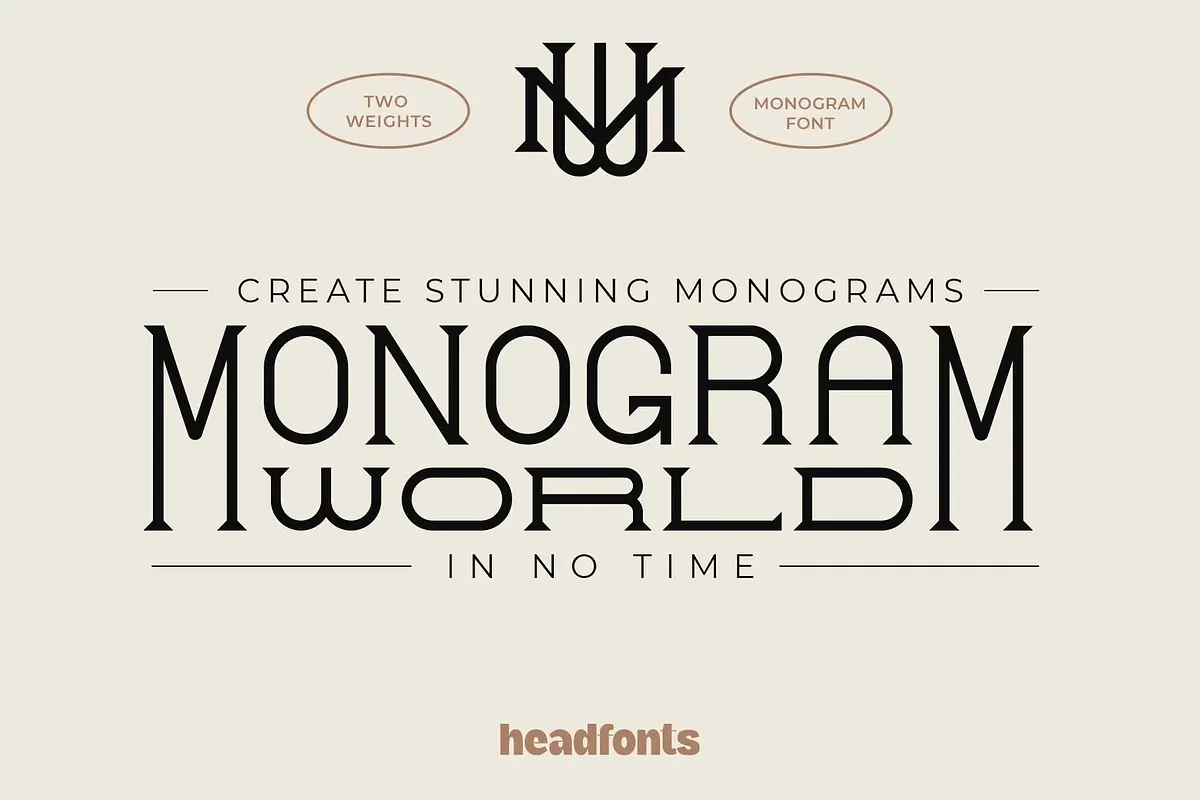 Monogram World Serif Free Download Free Download