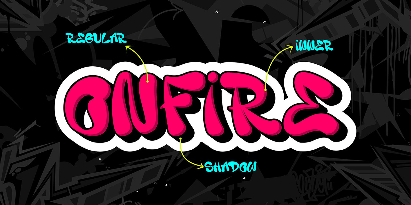 Monosock Layered Graffiti Font Free Download