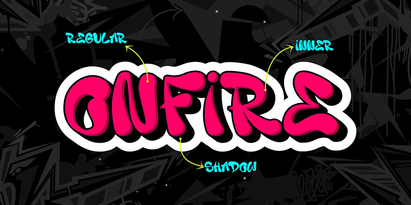 Monosock Layered Graffiti Font