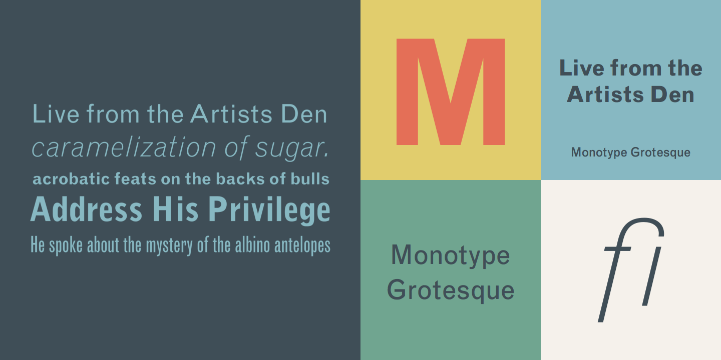 Monotype Grotesque Free Download Free Download