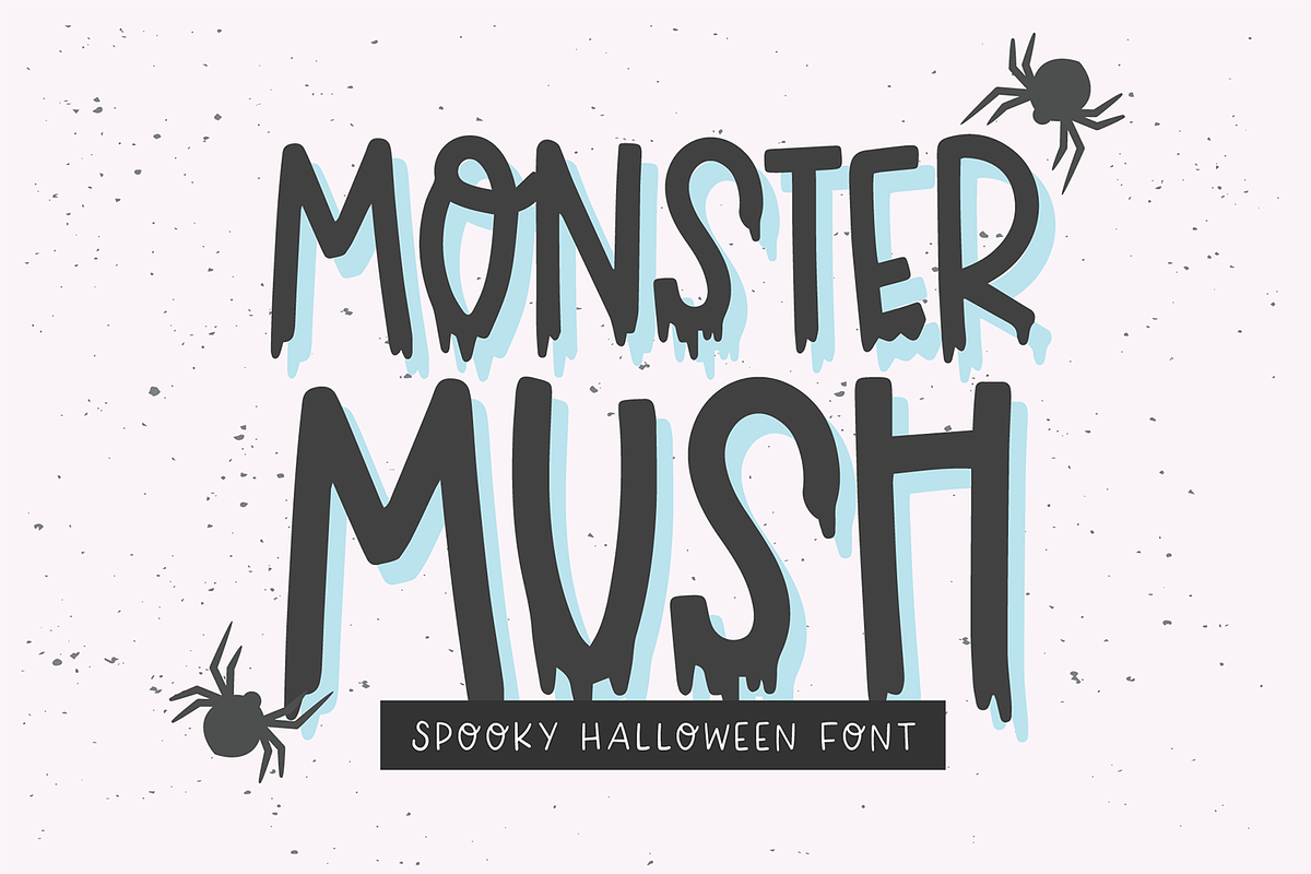 MONSTER MUSH Halloween Font Free Download Free Download