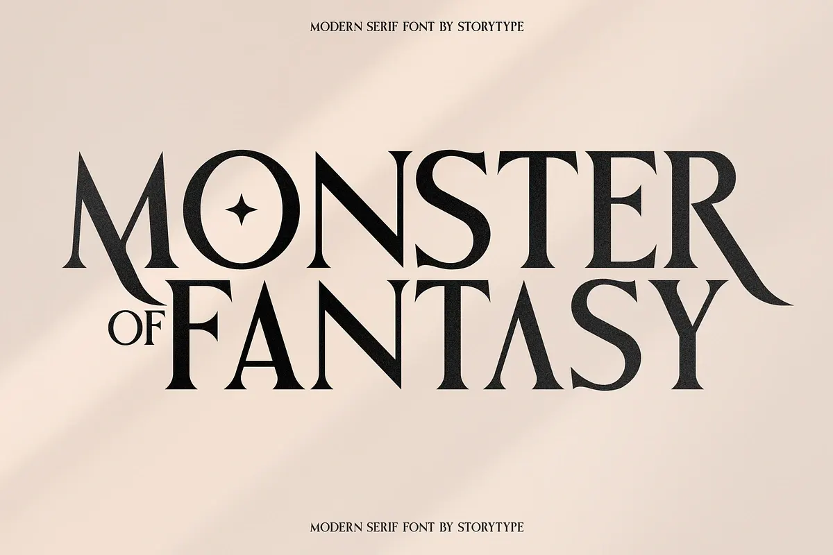 Monster Of Fantasy Modern Serif Font Free Download Free Download