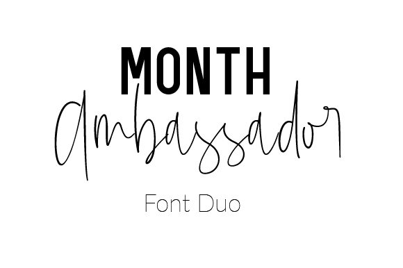 Mont Ambassador Duo Font Free Download