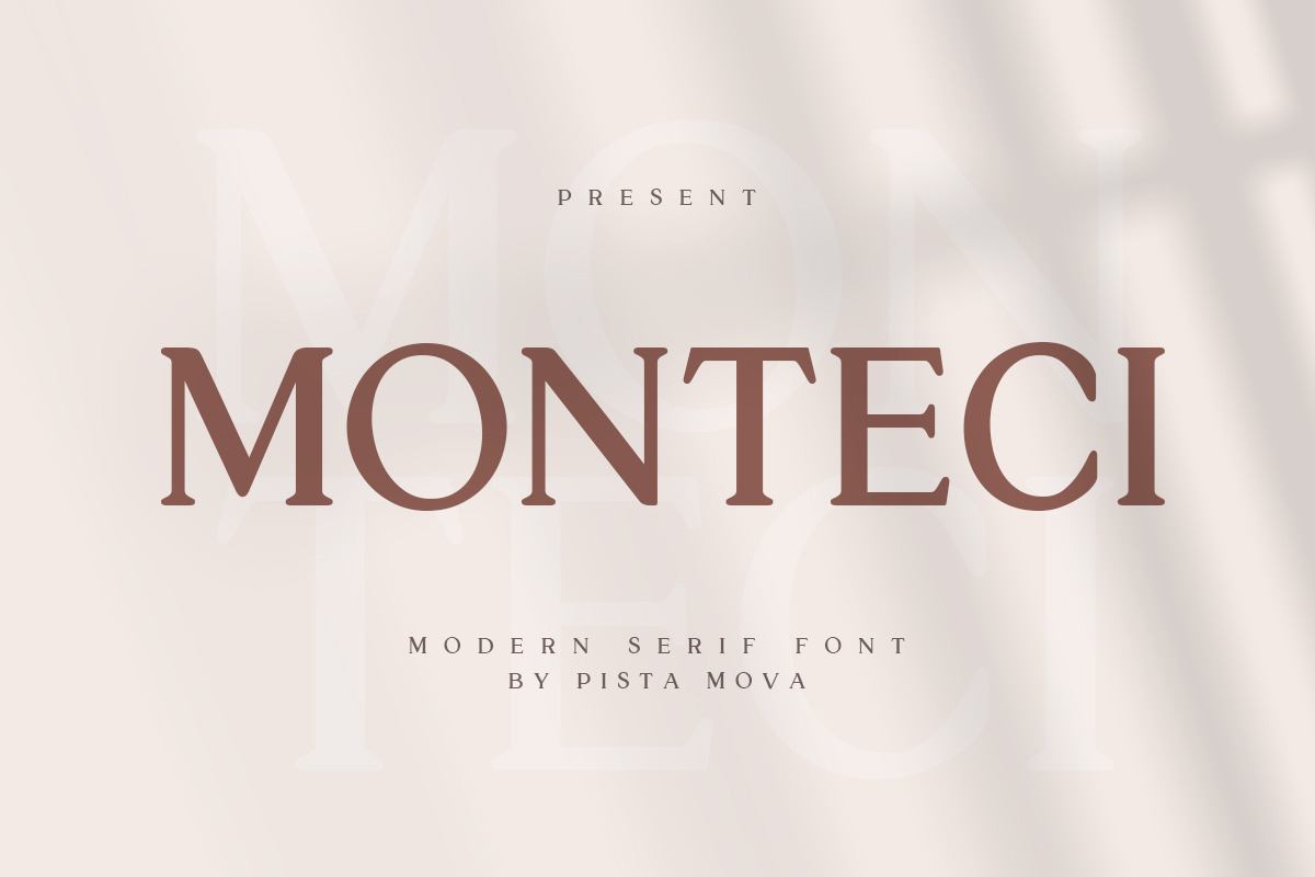 MONTECI Serif Font Free Download Free Download