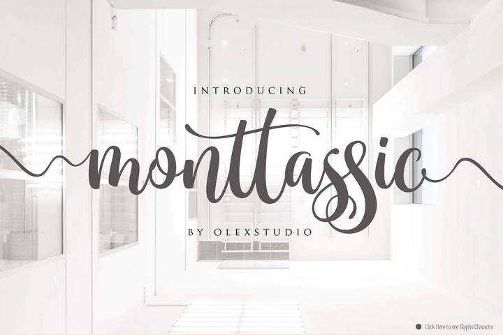 Monttassic - Luxury Script Font Free Download