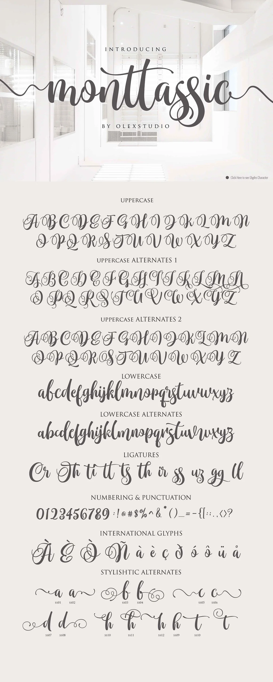 Monttassic - Luxury Script Font