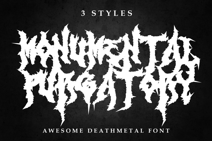 Monumental Purgatory Font Free Download