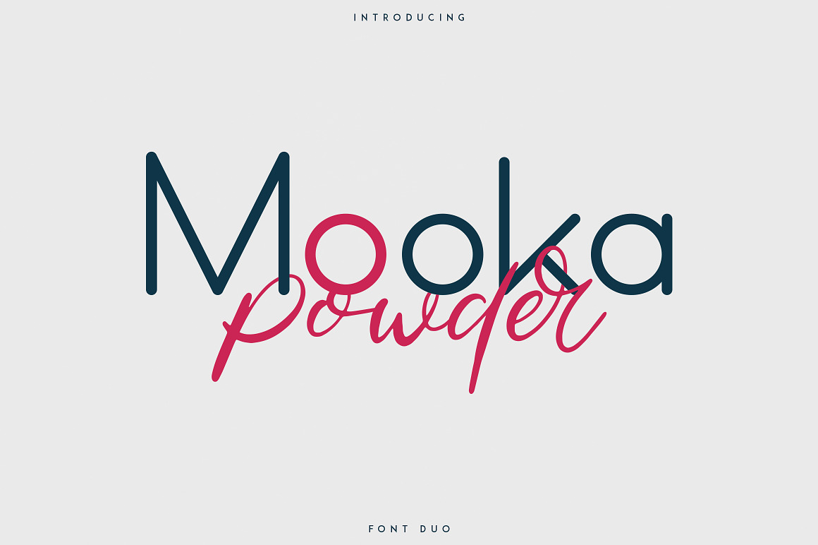 Mooka Powder - Font Duo Free Download