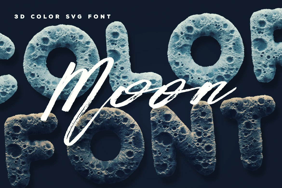 Moon Color Font Free Download