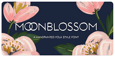 Moonblossom Font Free Download Free Download