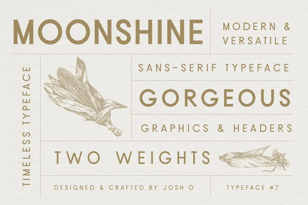 Moonshine Font | Classic Sans Serif Free Download Free Download