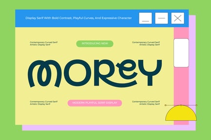 Morey – Display Bold Serif Font