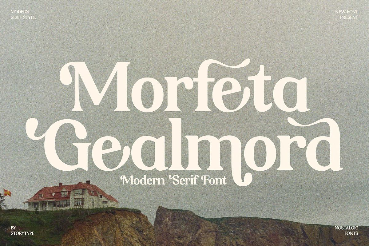 Morfeta Gealmord Modern Serif Font Free Download Free Download