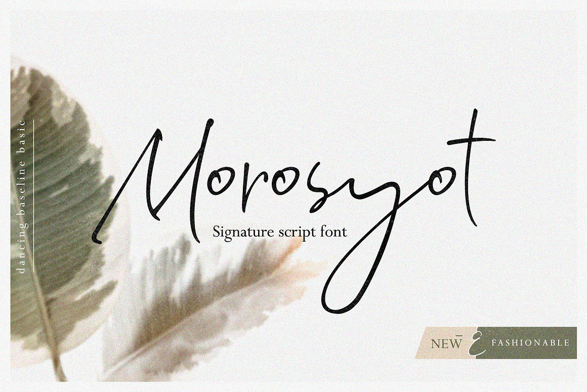 Morosyot Signature Script Font Free Download