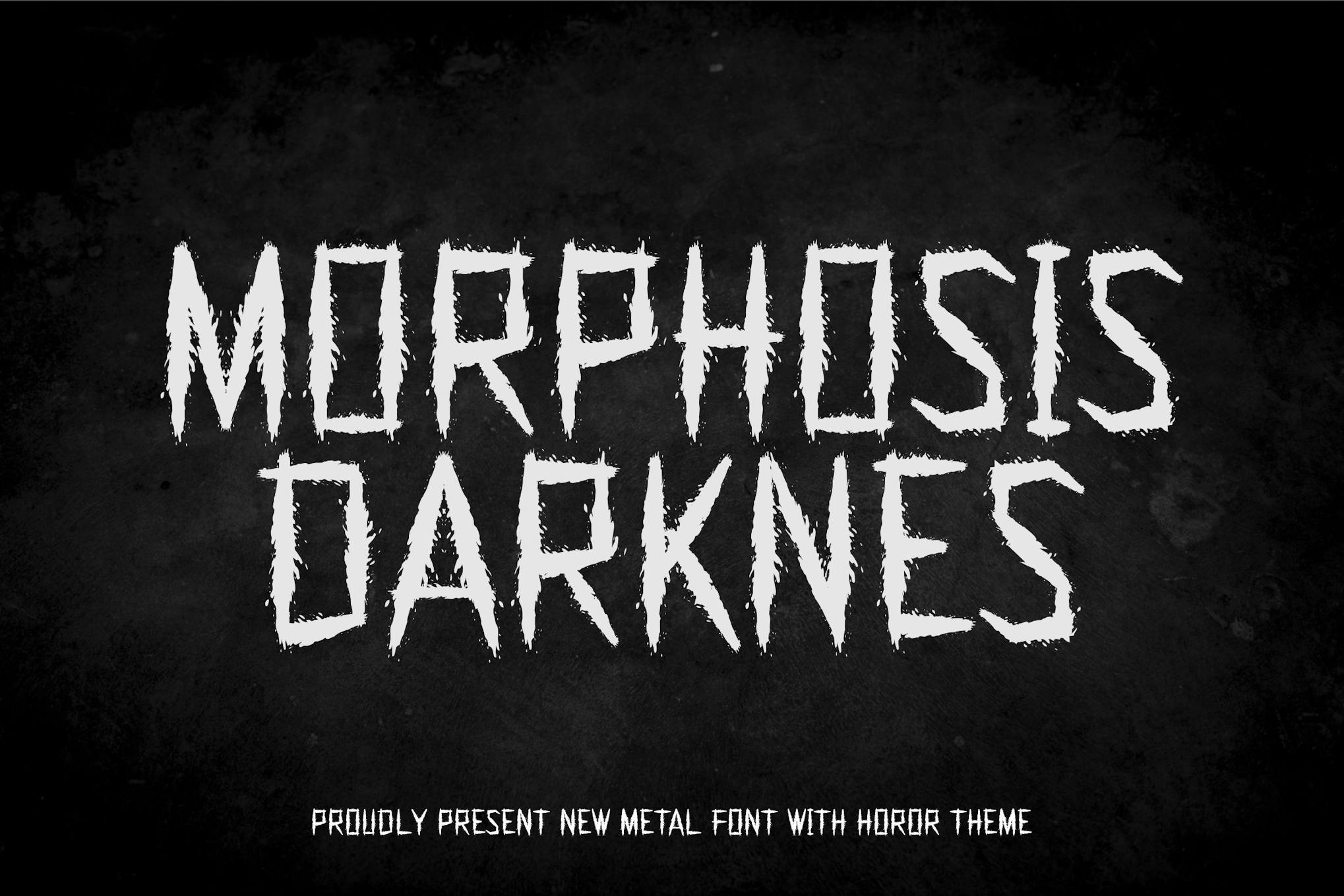 Morphosis Darknes - Black Metal Font Free Download