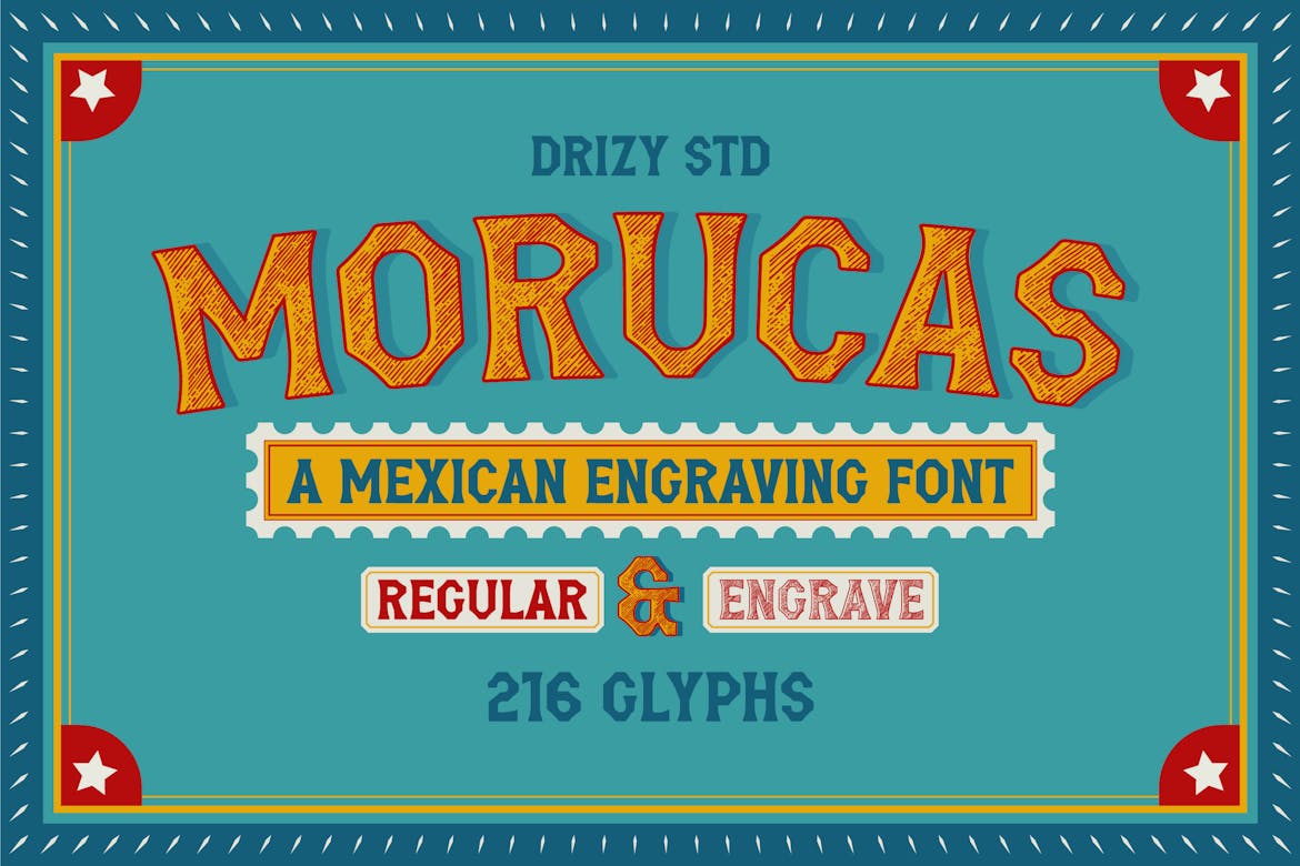 Morucas – Mexican Engraving Font Free Download