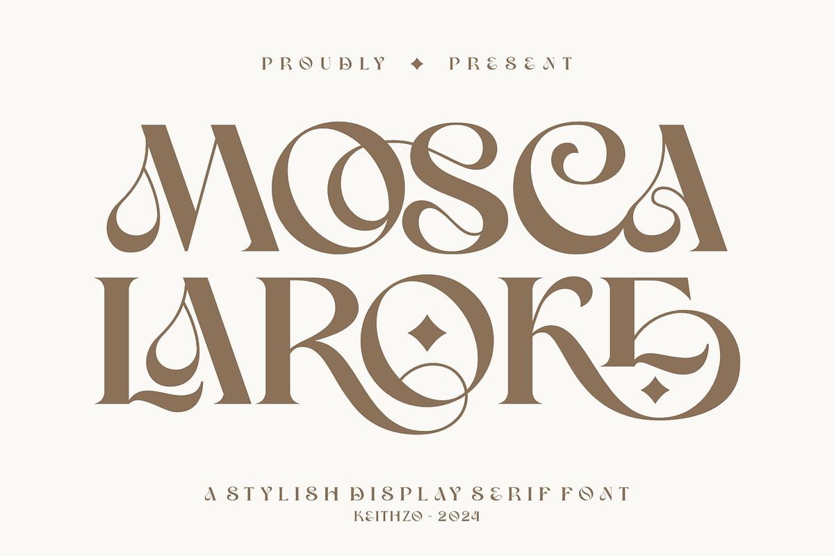 Mosca Laroke - Stylish Serif Font Free Download Free Download