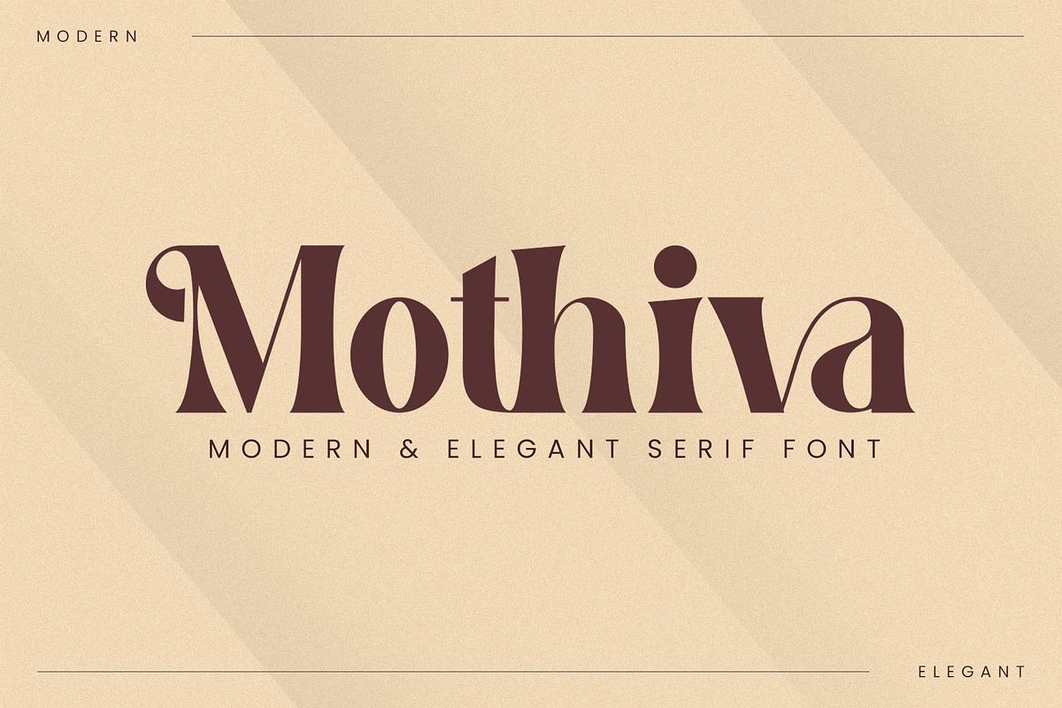 Mothiva Elegant Serif Font Free Download Free Download